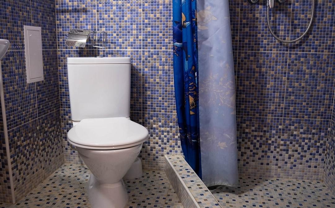 Ванная комната в трехспальном номере